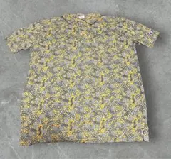 チャンピオン ポロシャツ 総柄 M