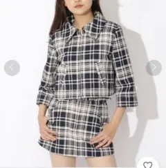 (新品)ネイビーのセットアップのサムネイル