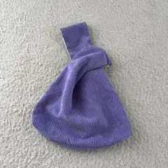 バッグ　パープル　ワンハンドル