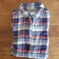 University of Oxford チェック柄長袖シャツ