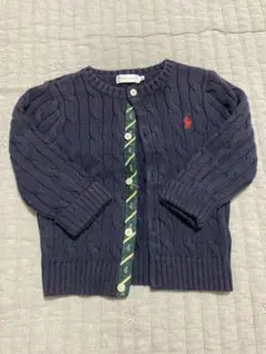 Ralph Lauren ネイビー カーディガン 80 ベビー
