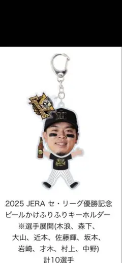 阪神タイガース　優勝ふりふりキーホルダー　森下翔太　甲子園球場　新品未開封