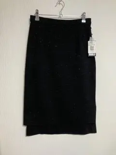 SCOTCLUB スコットクラブ ニットタイトスカート 杢ブラックのサムネイル