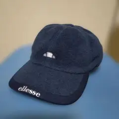ellesse ネイビー フリースキャップ