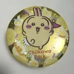 ♡ ちいかわパーク トレーディングホログラム缶バッジ うさぎ ♡