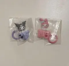 サンリオキャラクターズ キーリングハンガー　クロミ マイメロディ2個セット