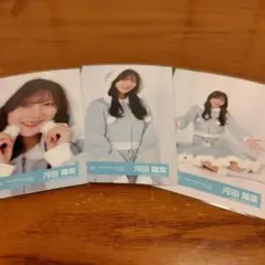 日向坂46河田陽菜生写真HappyMagicalTour2024サンタ衣装3枚