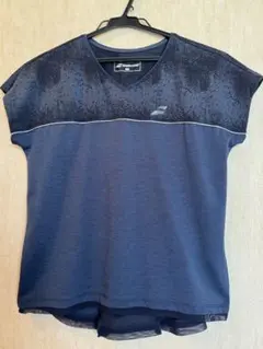 Babolat レディース M ネイビー Tシャツ