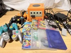 た*く様 ゲームキューブ 本体 オレンジ コントローラー4個 ソフト多数セット