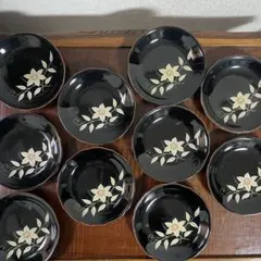 有田焼　慶斎　花柄　小皿　10枚セット