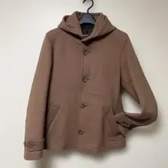 値下げ【HARE】 ハレ　フード付き　メルトン　コート　ジャケット　パーカー　M