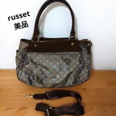 値下げ！未使用！ラシット☆カーキシルバーショルダーバッグ russet / ラシット （レディース） ショルダーバッグ（条件