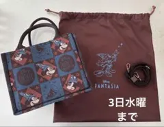 東京ばな奈 ミッキーマウス トートバッグ 中型 巾着 85周年 ミッキー