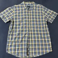 prAna 半袖シャツ LRG グレー/イエローのサムネイル