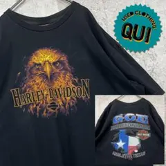 レアUS古着○両面プリントTシャツ ハーレーダビッドソン メンズ3XL