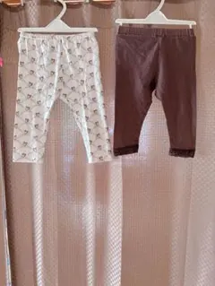 レギンス2点セット　(女の子100〜110)