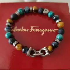 salvatore ferragamo フェラガモ 天然石　ストーンブレスレット