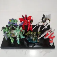 ガンダム　ロボットフィギュア7体セットガシャポン