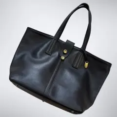 美品✨　TOFF&LOADSTONE トートバッグ　レザー　ブラック　ビジネス
