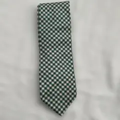 ESTNATION 緑系 チェック柄 ネクタイのサムネイル