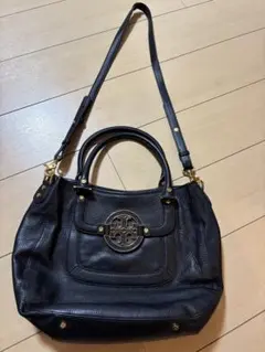 Tory Burch 2way ハンドバッグ ブラック - メルカリ