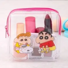 韓国ダイソー　クレヨンしんちゃん　クリアポーチ 匿名配送