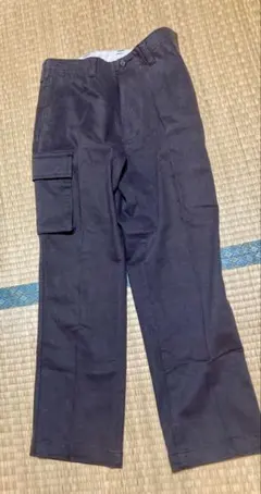 DOMONダークグブラウン、カーゴパンツ サイドポケット付き