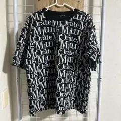 SUREVE ロゴプリント 半袖Tシャツ M ブラック/ホワイト