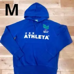 ATHLETA　アスレタ　パーカー　M　青色　ブルー　サッカー　フットサル