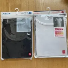 UNIQLO エアリズム ヒートテック 半袖セット 【サイズ140】