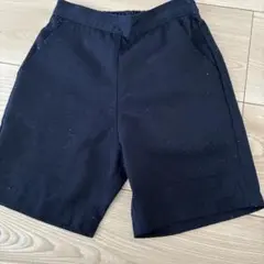 受験用　黒 ショートパンツ 110サイズ