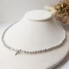 【再販】貝パールのマンテルネックレス（オールノット）