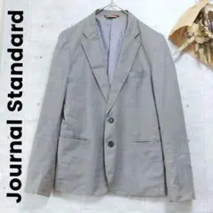 ジャーナルスタンダード【M】コットン　ジャケット【グレー】2つ目ボタン　仕事