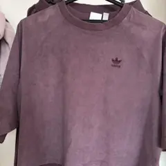 adidas パープル ジャージ セットアップ