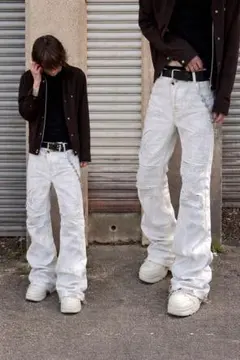 00s Archive Flare Denim opium swag ホワイト - メルカリ