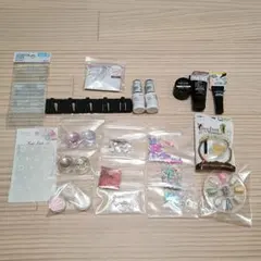 値下げしました！まとめ売りジェルネイル＆ネイルパーツセット