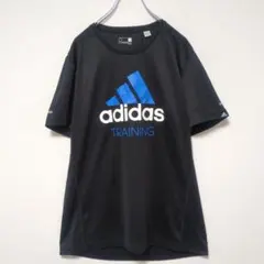 【吸汗速乾】アディダス ビッグロゴ トレーニングTシャツ 黒 Climalite