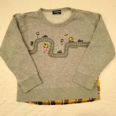 klädskåp 長袖トレーナー 120cm グレー