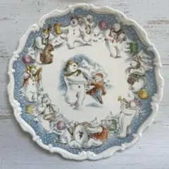 箱あり【壁掛け金具付き】Royal Doulton The Snowman 絵皿