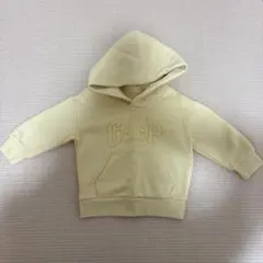 【美品】BabyGAP フード付きトレーナーイエロー12-18ヶ月 80cm