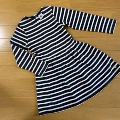 プチバトー　長袖ワンピース　5ans110cm