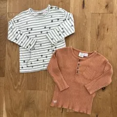 【ZARAbaby】長袖トップス　2枚セット　86cm