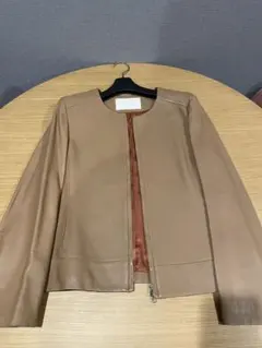 トゥモローランド（Ballsey）ベージュ レザージャケット サイズ36