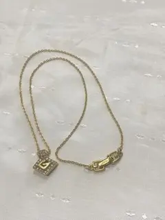 希少✨ヴィンテージ ジバンシー 鼈甲 ネックレス 香水瓶 4G ゴールド