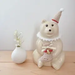 しろくま貯金箱　クリスマス靴下セット②