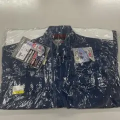 ジーベックオーバーオール L ネイビー つなぎ