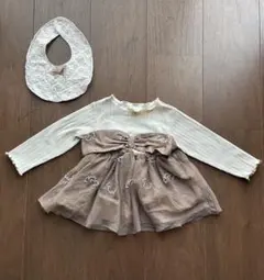 SERAPH リボントップス 80/アプレレクール　レーススタイセット