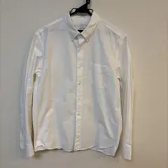 無印良品/洗いざらし/オックスフォードボタンダウンシャツ/L/白