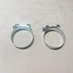 マフラーバンド ステンレス マフラー バンド パイプ 2個セット 64-67mm