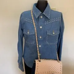 ⭕️MOUSSY ⭕️スタッズ付きデニムジャケット　⭕️新品タグ付き